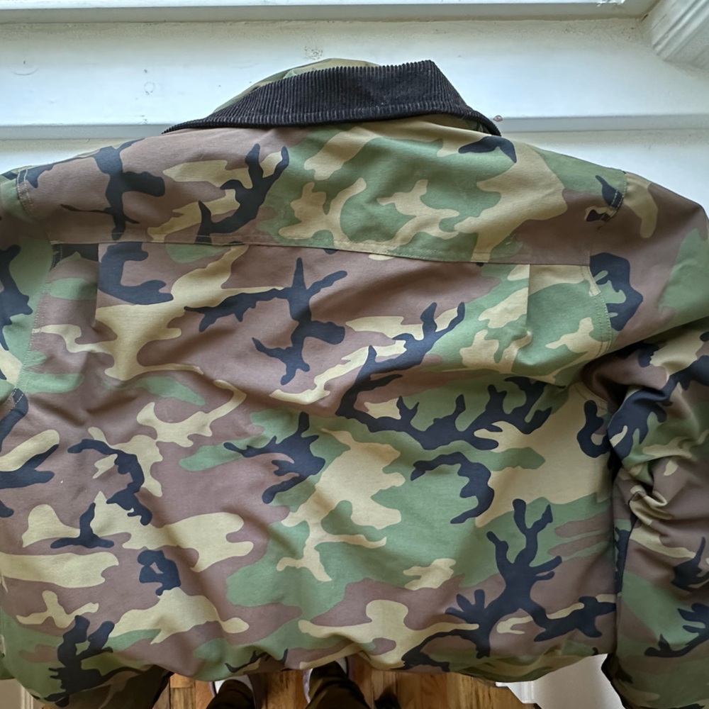 Vans Mens Drill Core MTE Camo Hooded Jacket - Picture 3 of 6